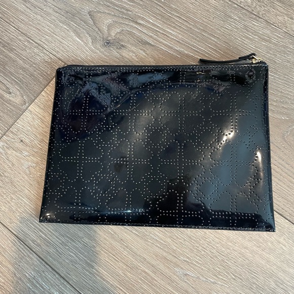 Kate Spade Black Patent Leather Clutch